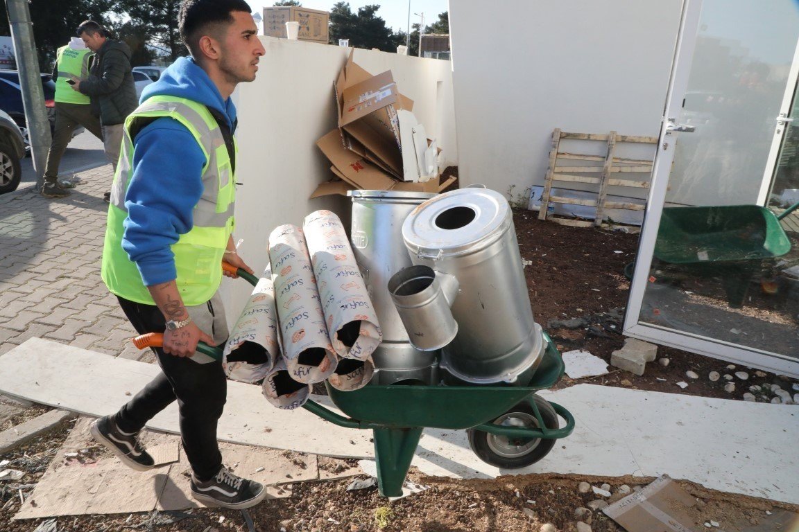 6 günde 124 tır gönderildi