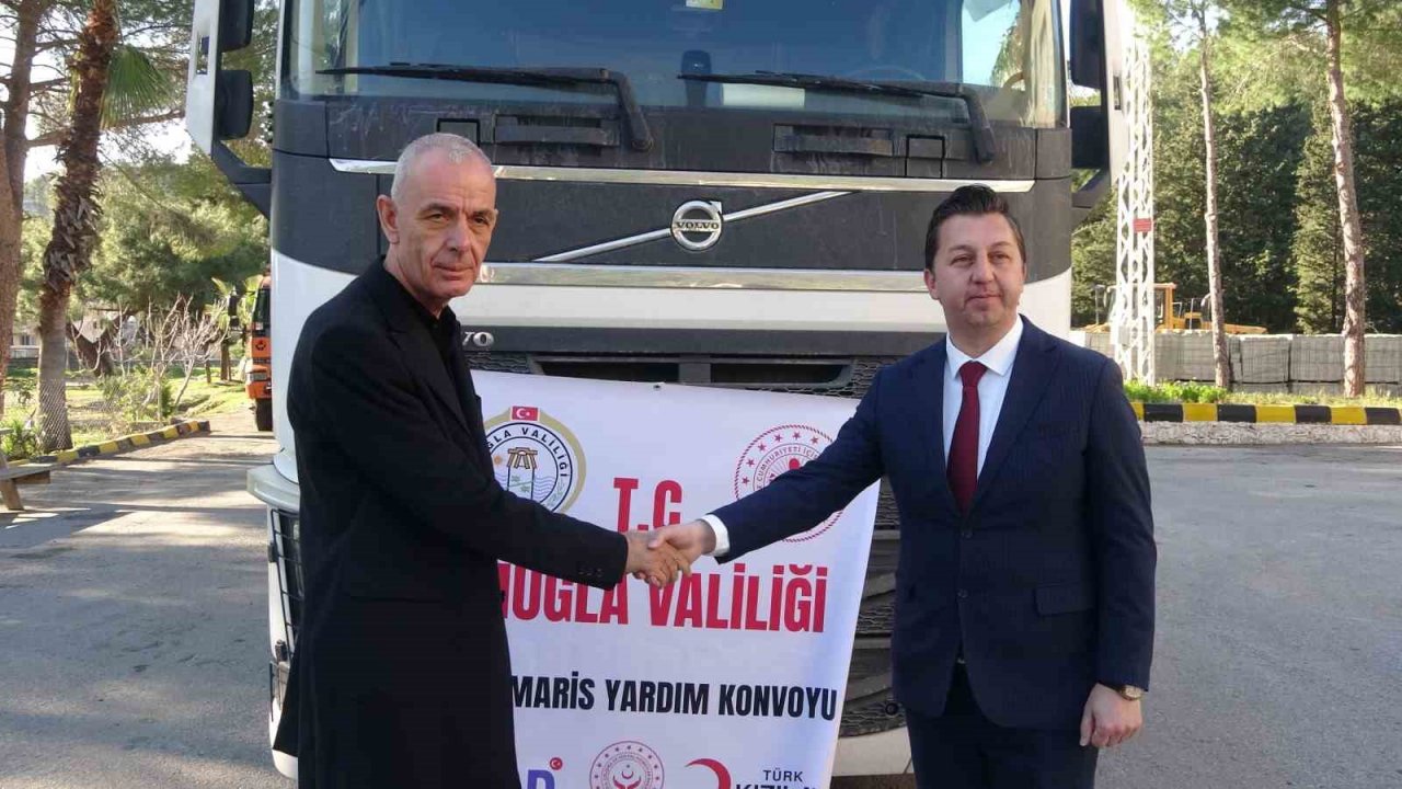 Marmaris tek yürek oldu, deprem bölgelerine yardımlar gönderilmeye devam ediyor