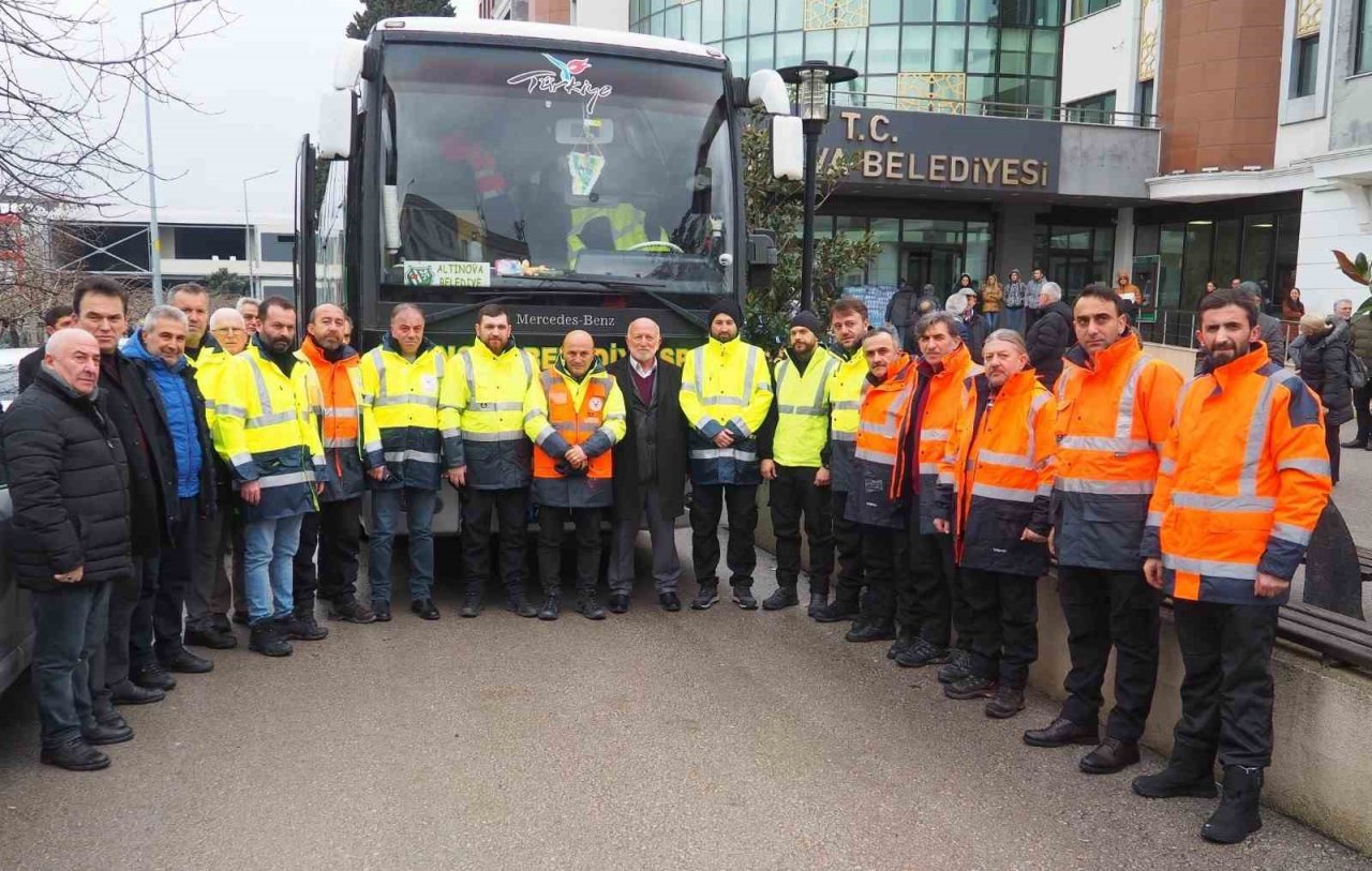 Yalova Altınova depremzedeler için bir oldu