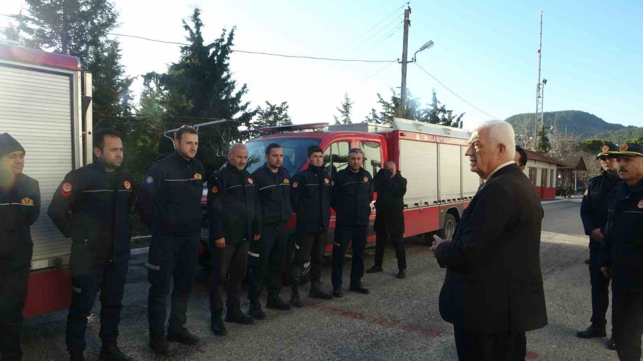 Muğla Büyükşehir Belediyesi itfaiye ekipleri yurda döndü