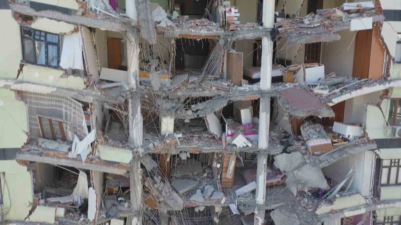 Diyarbakır Galeria Sitesi havadan görüntülendi, depremin izleri yürek burktu