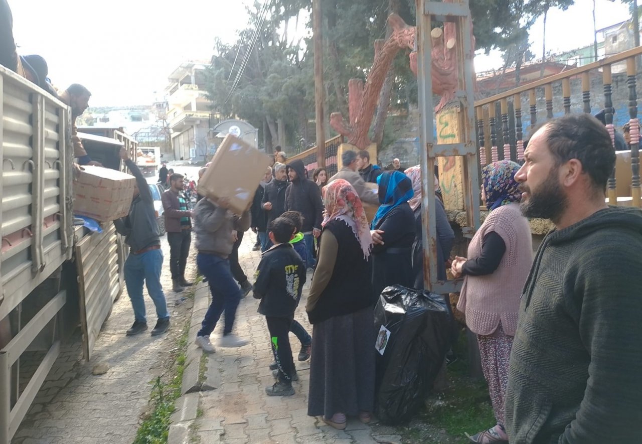 Söke Ticaret Borsası yardım tırı Hatay’a ulaştı