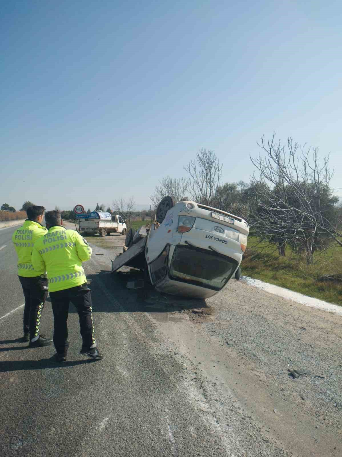 İncirliova’da trafik kazası: 1 yaralı