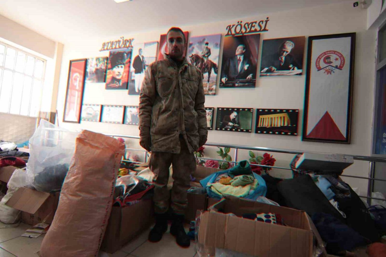 Okul ’market’ oldu, güvenlik korucuları ’çalışan’