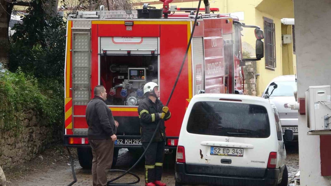 Ordu’da baca yangını ekipleri harekete geçirdi
