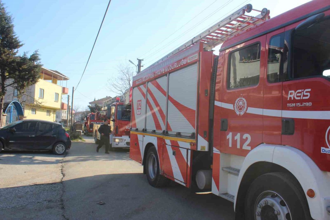 Baca yangını ihbarına gittiler aspiratör çıktı