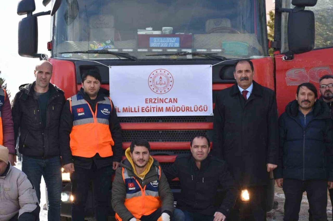 Erzincanlı Şavaklı gençlerden depremzedelere 517 bin TL destek