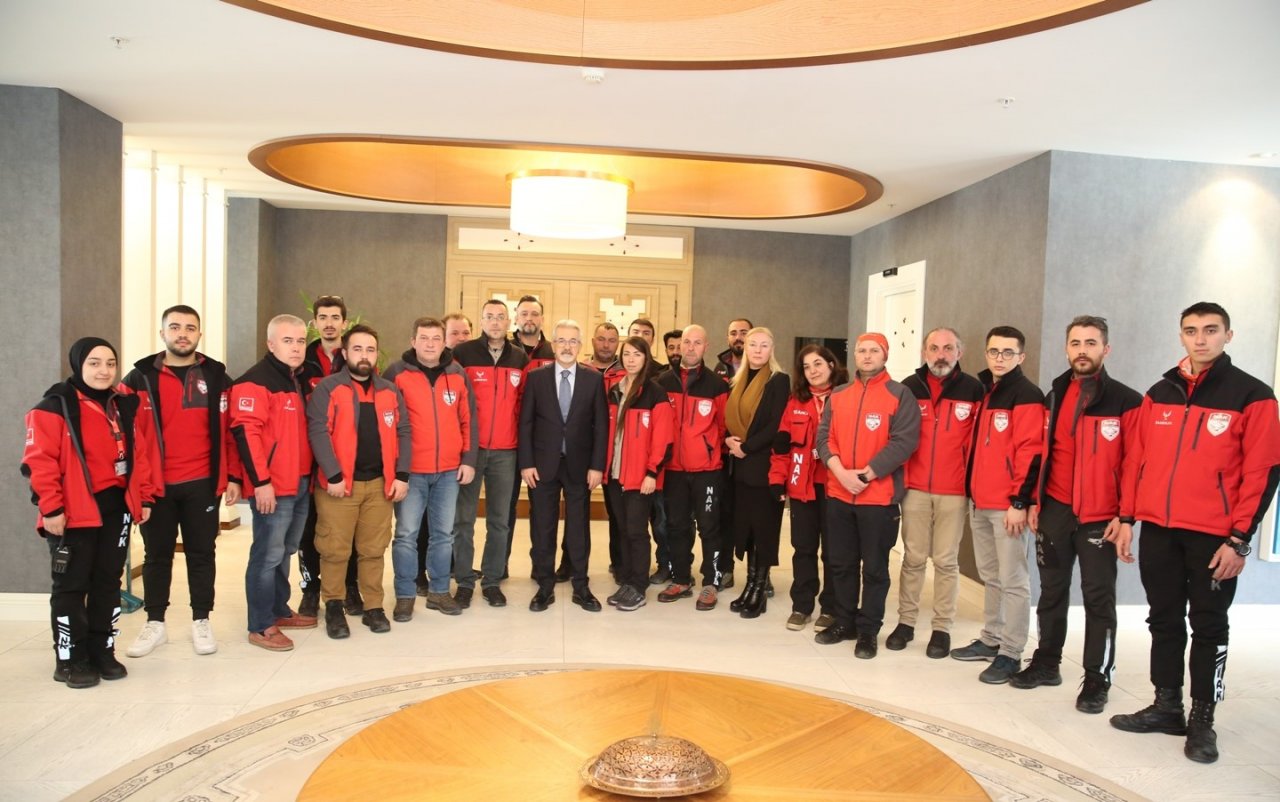 Bursa’ya dönen NAK ekipleri çalışmalarını anlattı