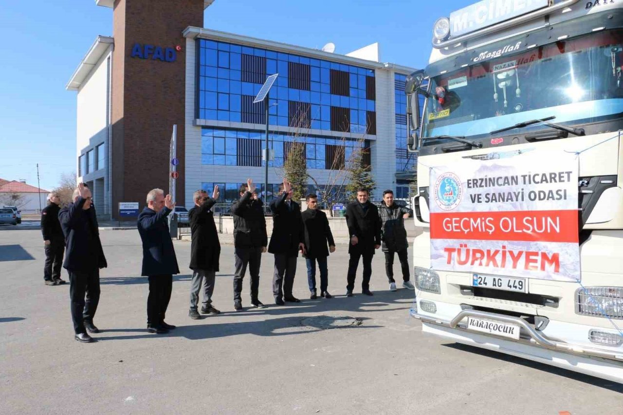 Erzincan TSO’nun 2. yardım tırı yola çıktı