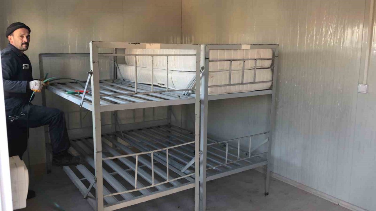 Afet bölgesine konteynır üretilecek