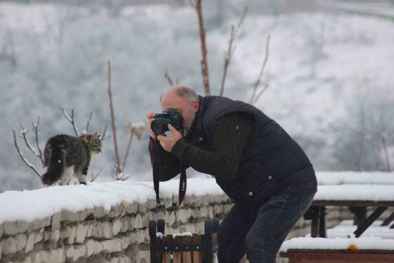 Safranbolu karla kaplandı