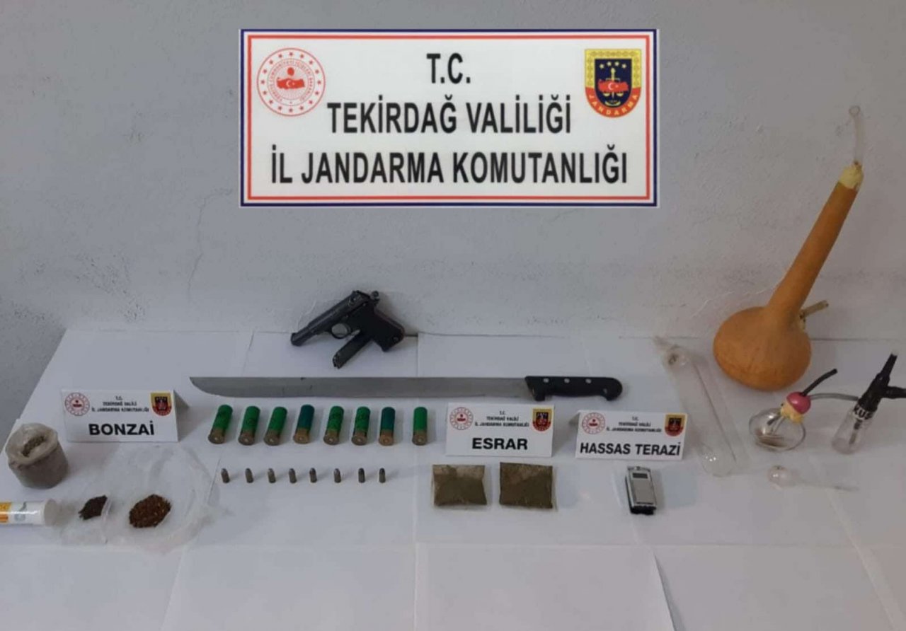 Tekirdağ’da uyuşturucu operasyonu