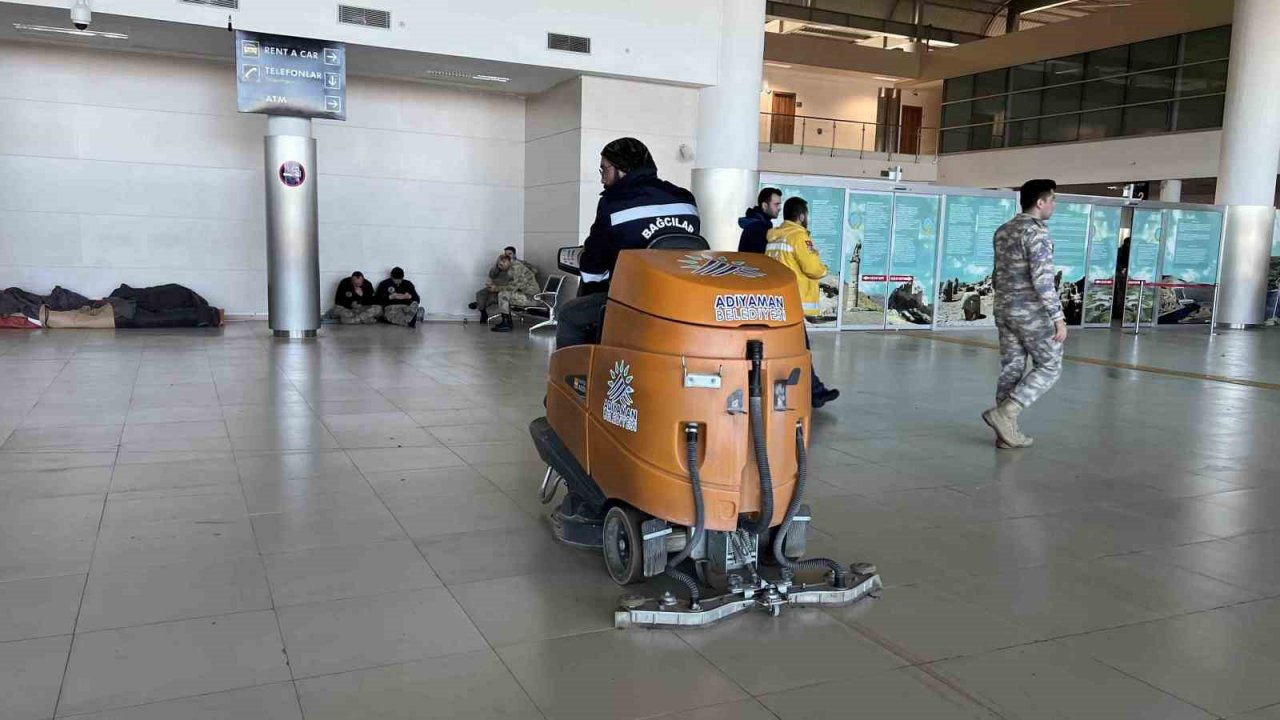 Adıyaman Havalimanı’nın temizliğini Bağcılar Belediyesi üstlendi