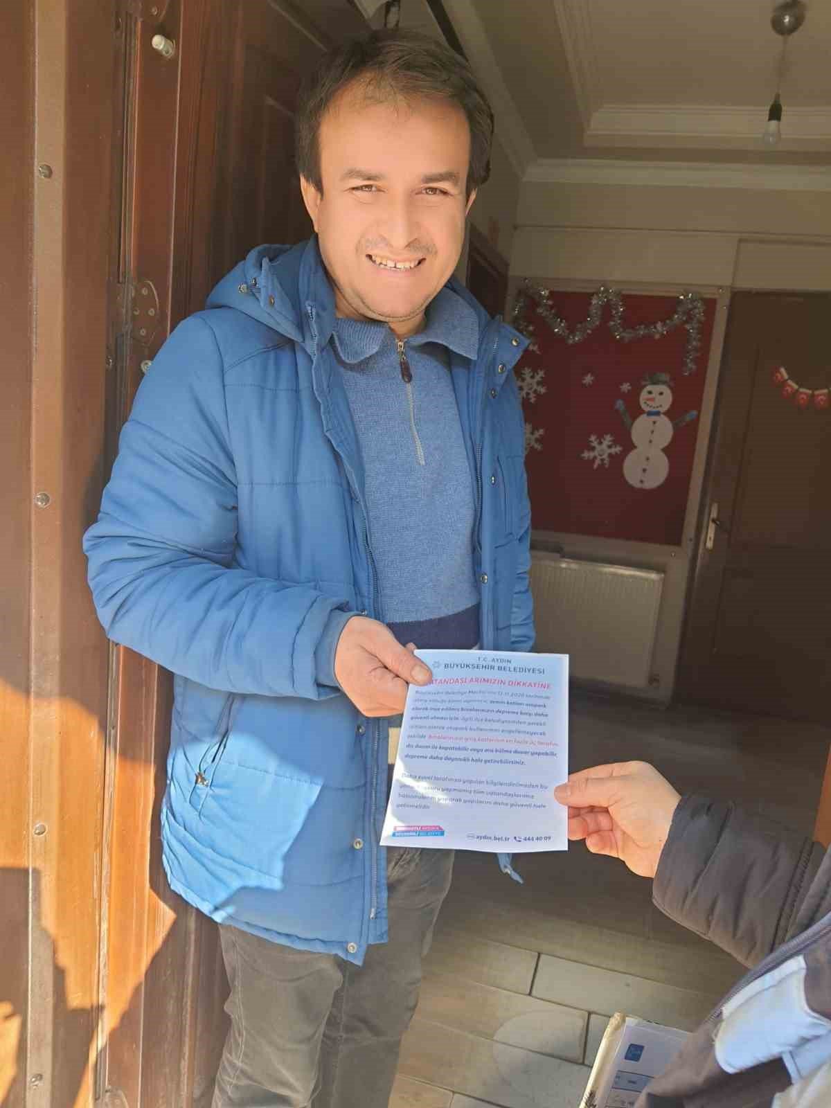 Aydın Büyükşehir Belediyesi deprem riskine karşı önlem almaya devam ediyor