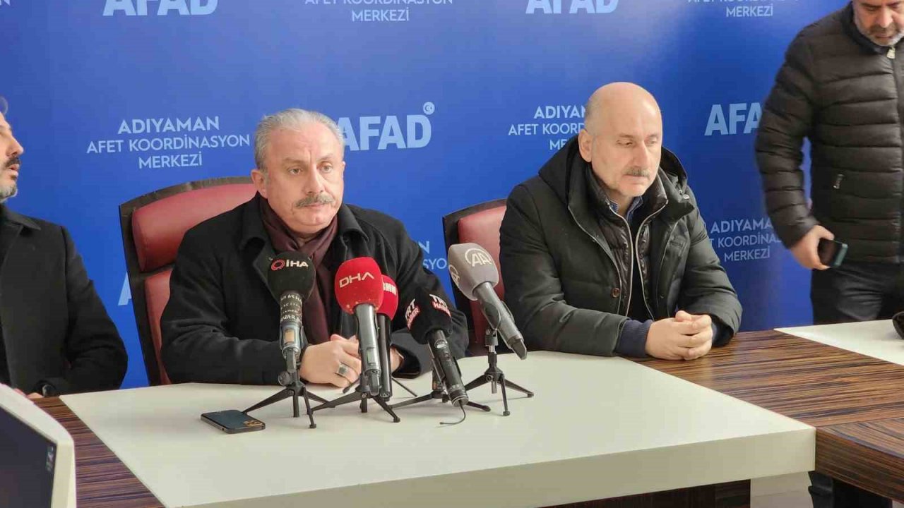 TBMM Başkanı Şentop; "Sağlam zeminlerde, sağlam binalar inşa etmek konusunda dersler çıkartmalıyız"