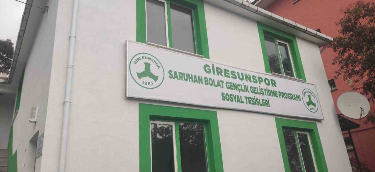 Giresunspor, altyapı tesislerine Saruhan Bolat’ın adını verdi