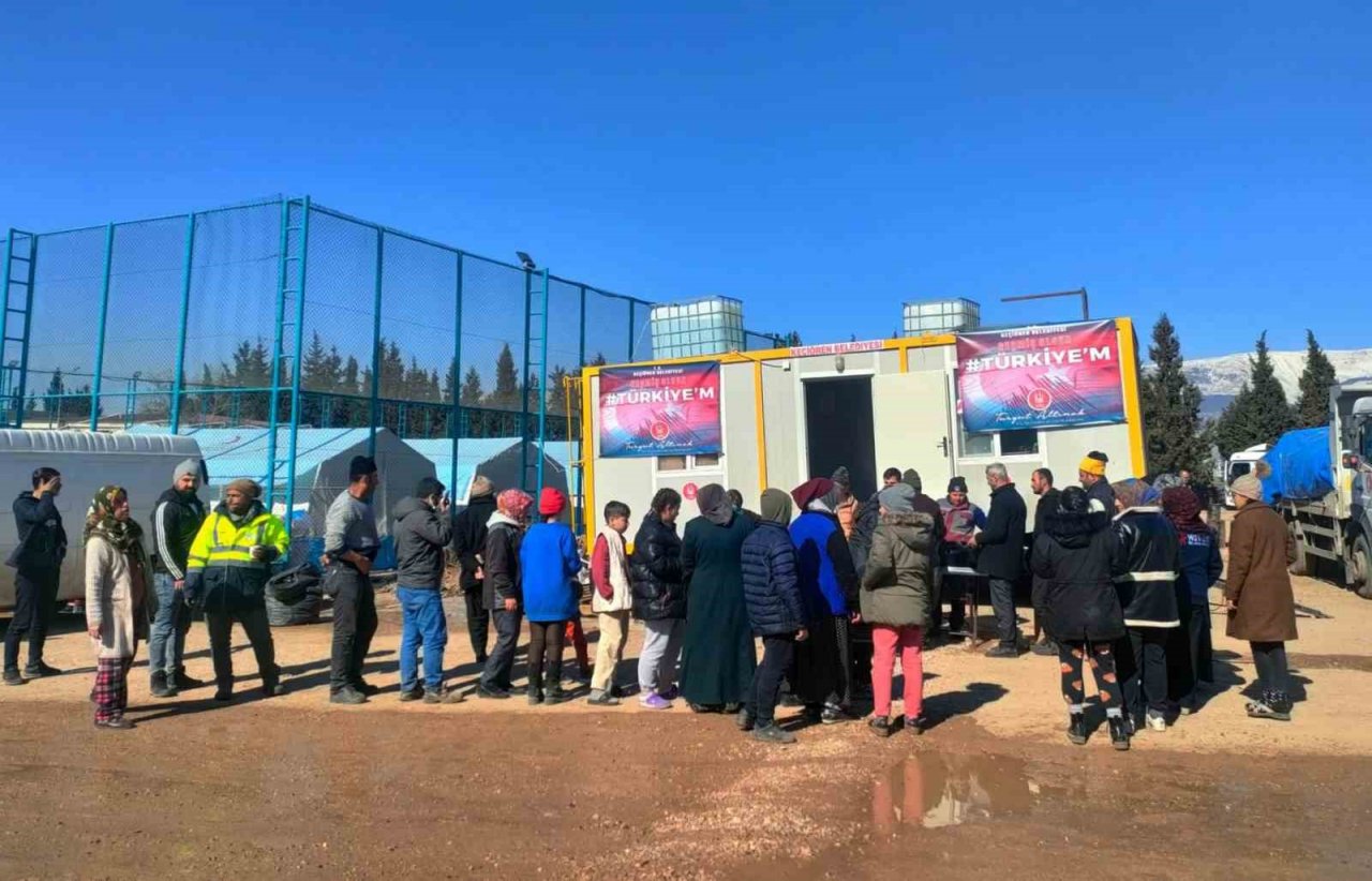 Keçiören Belediyesi’nden Kahramanmaraş’ta 3 öğün yemek hizmeti