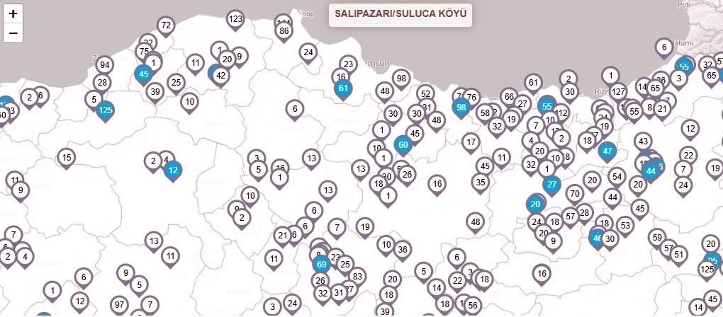 Soğuk hava ve kar yağışı Samsun’da etkili oluyor