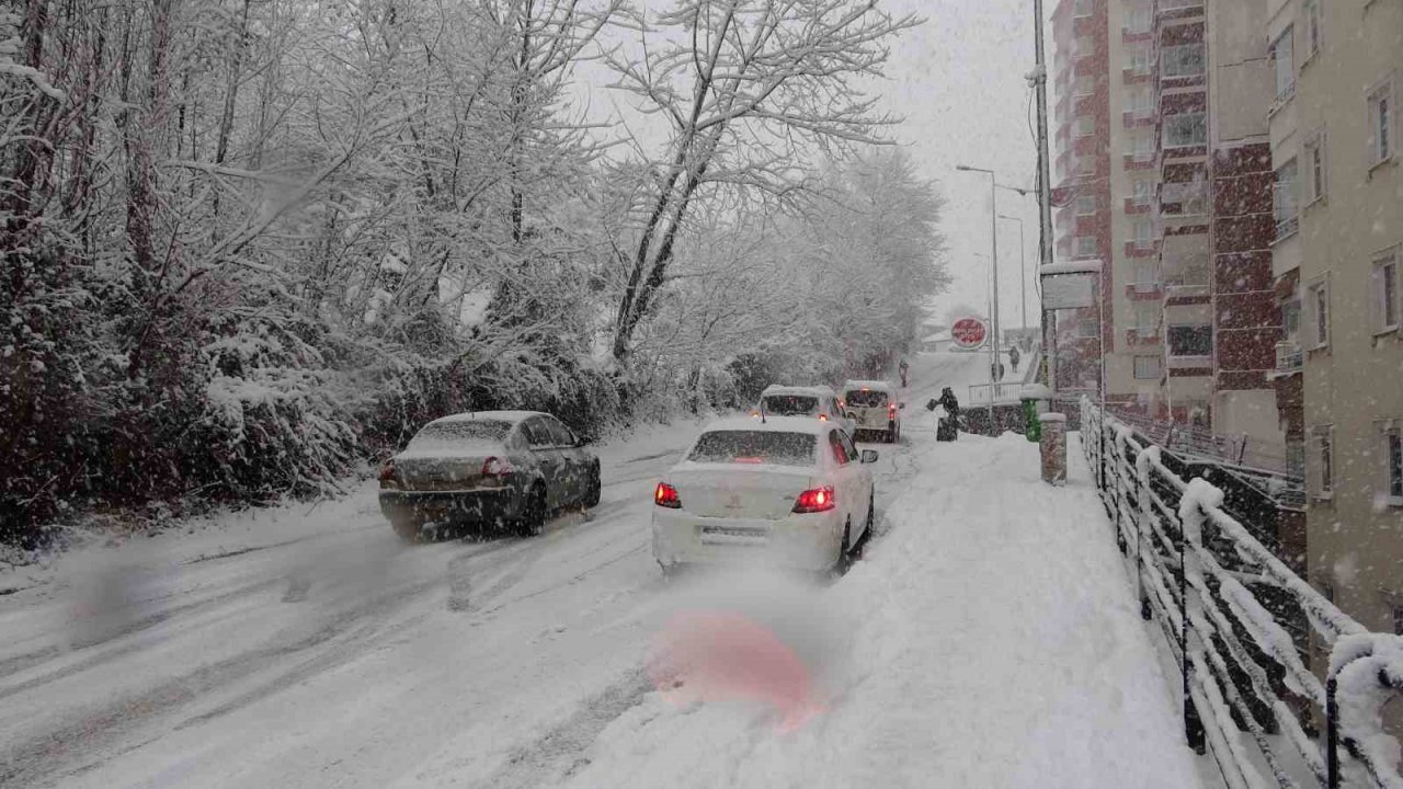 Doğu Karadeniz’de kar nedeniyle bin 210 köy ve mahalle yolu kapandı
