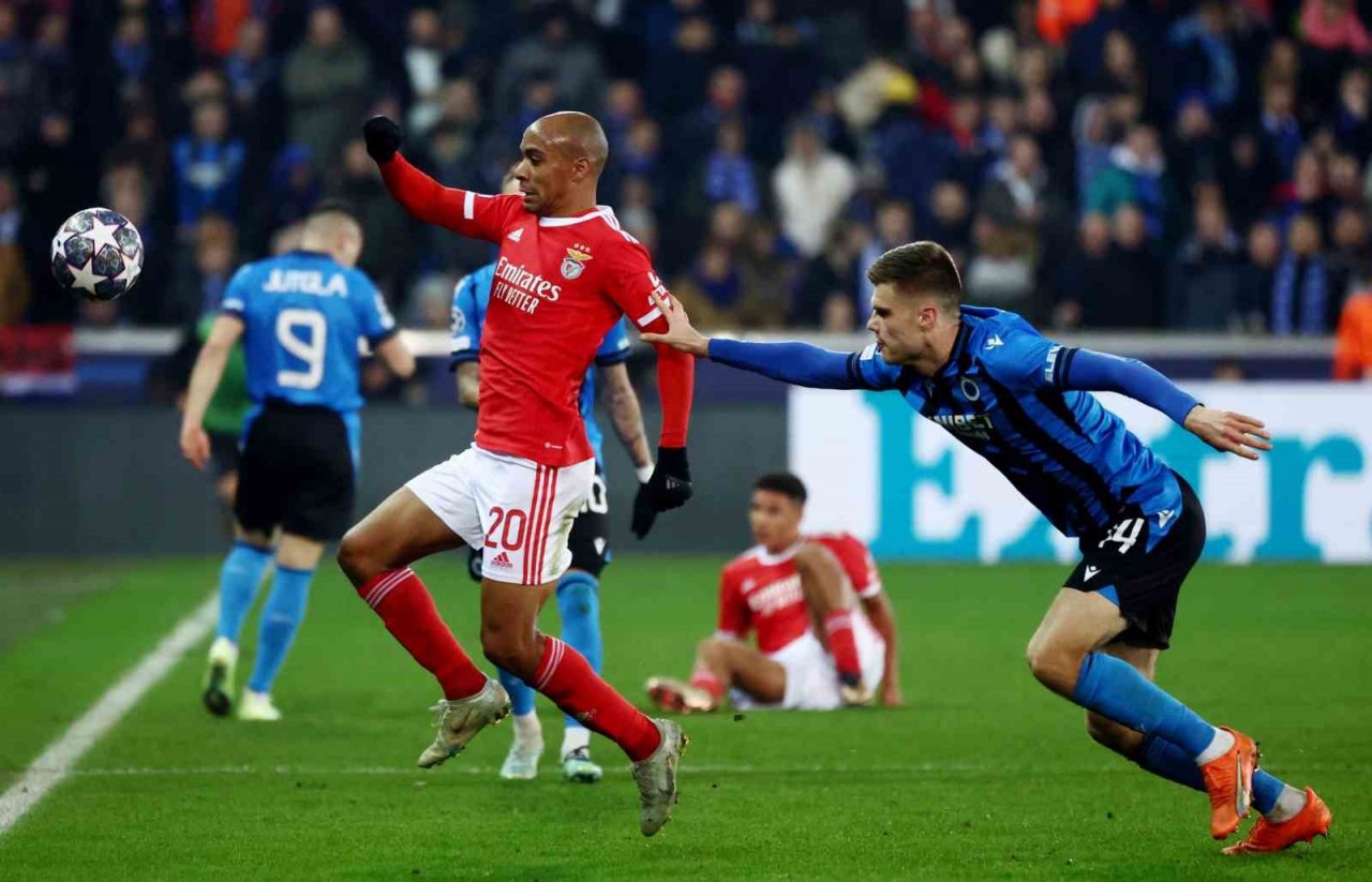 UEFA Şampiyonlar Ligi: Club Brugge: 0 - Benfica: 2