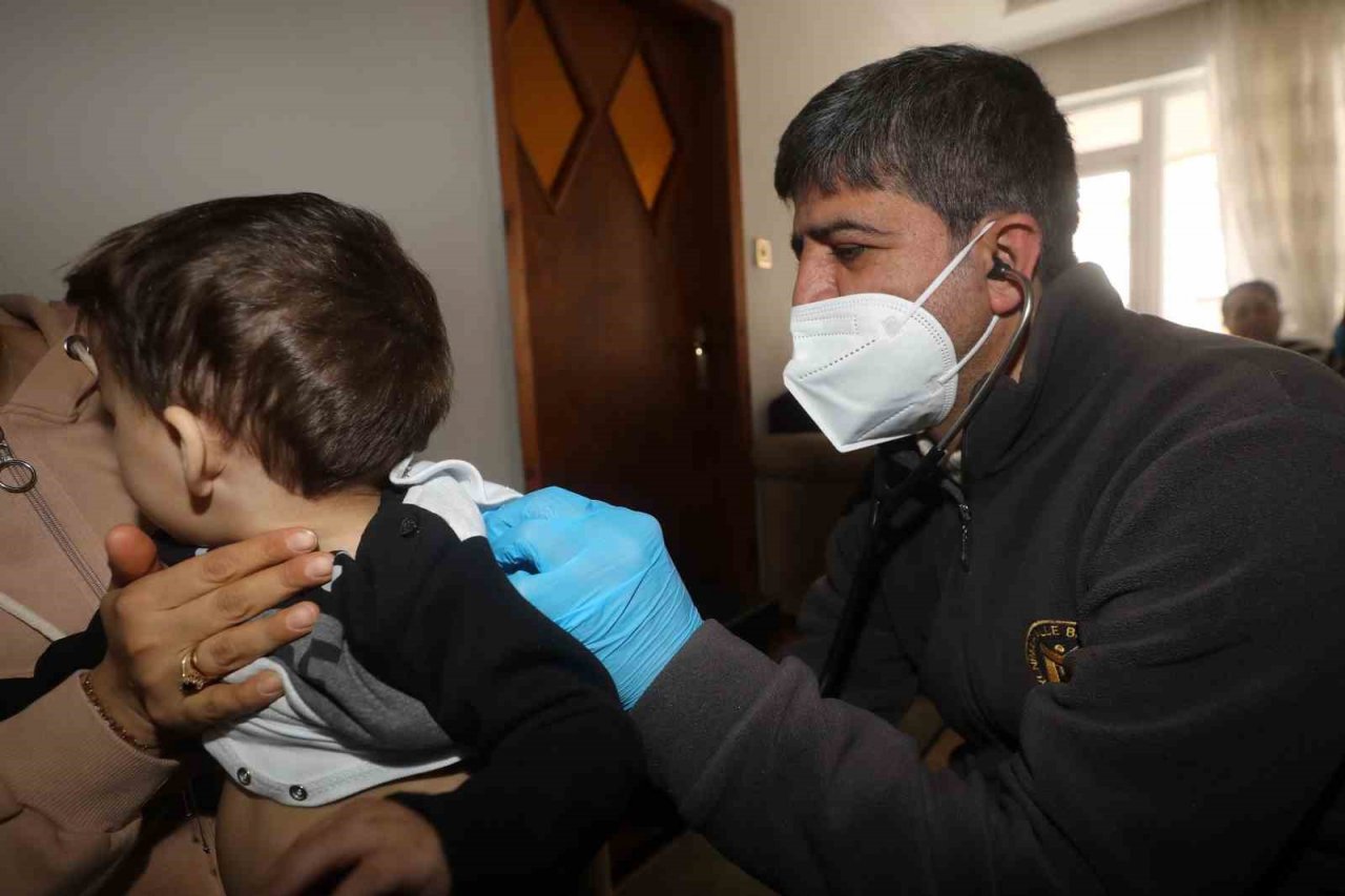 Yenimahalle’den afetzedelere sağlık hizmeti