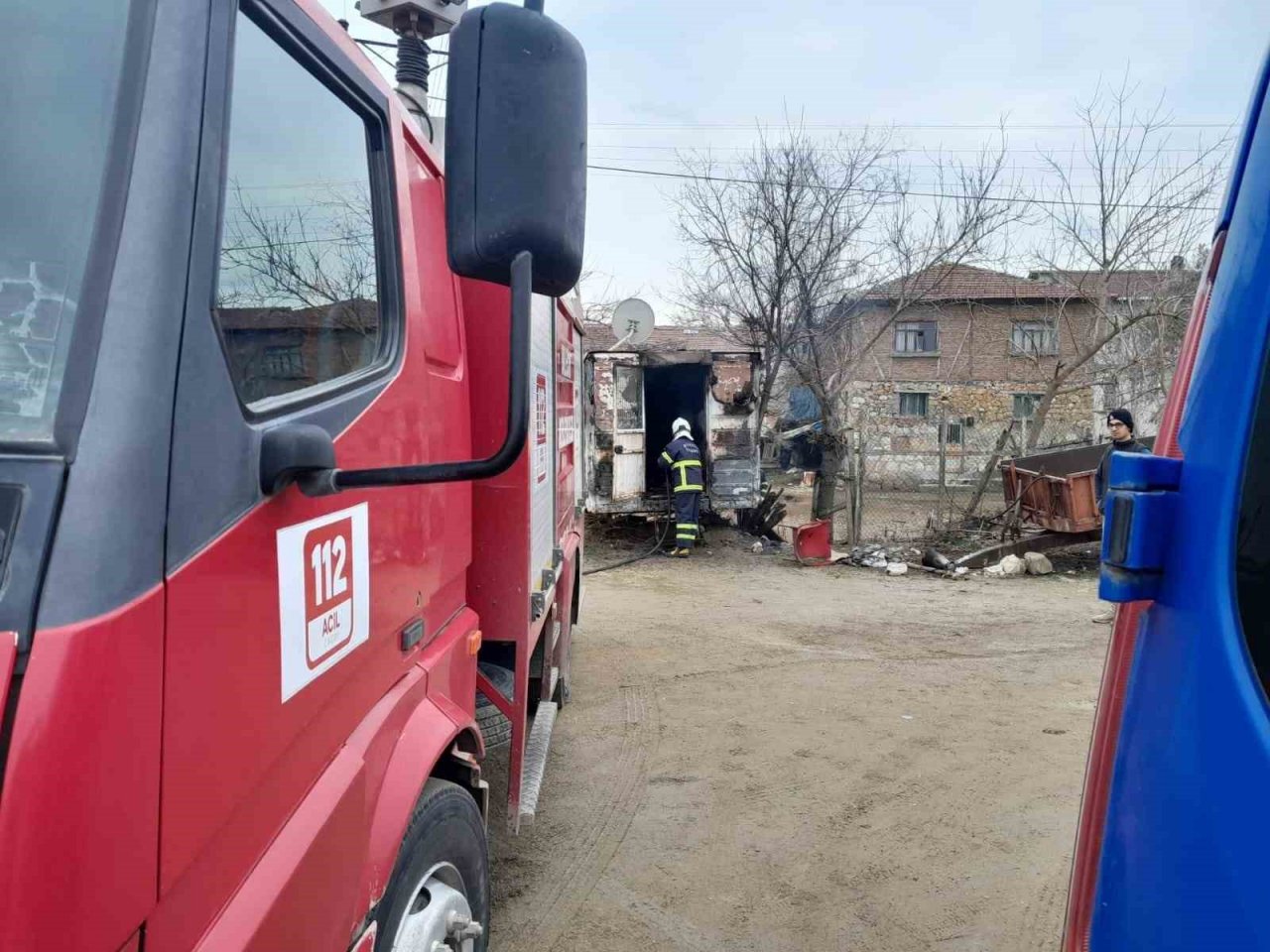 Bilecik’te yaşanan yangında bir kişi ağır yaralandı