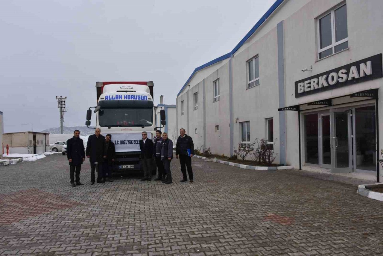 Bozüyük Belediyesi 9. yardım tırı Hatay’a yola çıktı