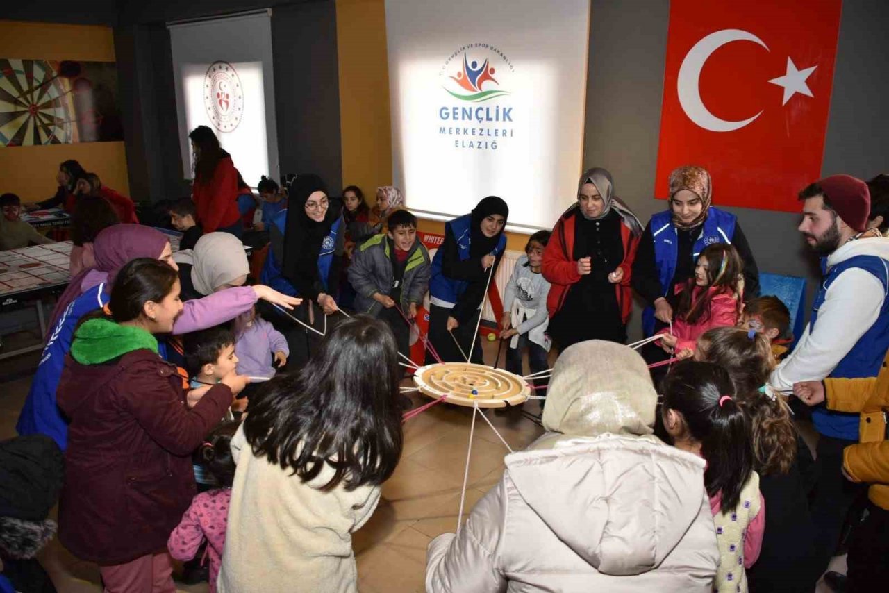 Elazığ GSİM’den depremzede çocuklara psikososyal destek
