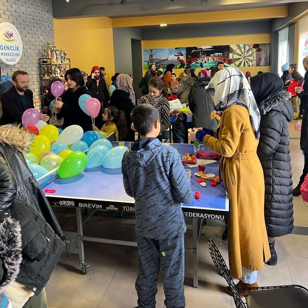 Elazığ GSİM’den depremzede çocuklara psikososyal destek