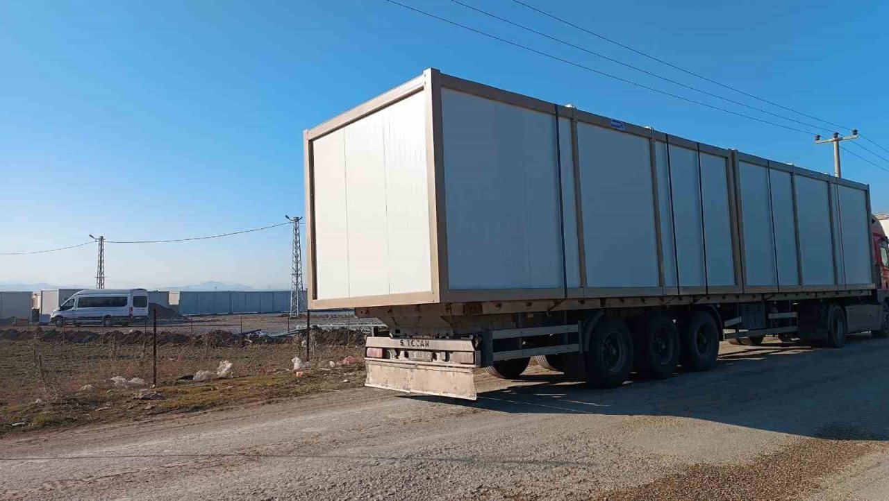 Nurdağı’nda konteyner kent çalışmaları hız kazandı