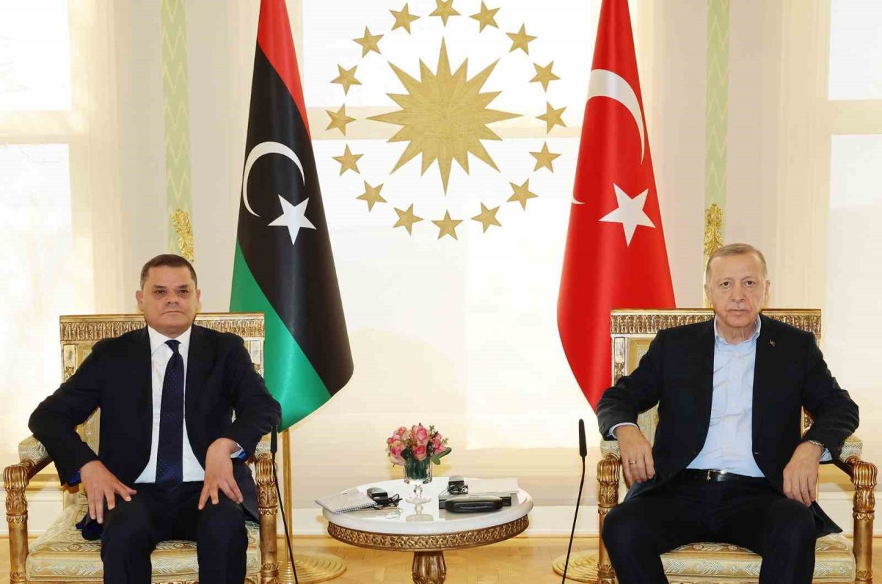 Cumhurbaşkanı Erdoğan, Libya Başbakanı Abdülhamid Dibeybe’yi kabul etti