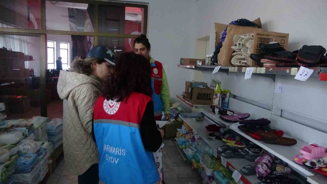 Marmaris’te yardım seferberliği devam ediyor