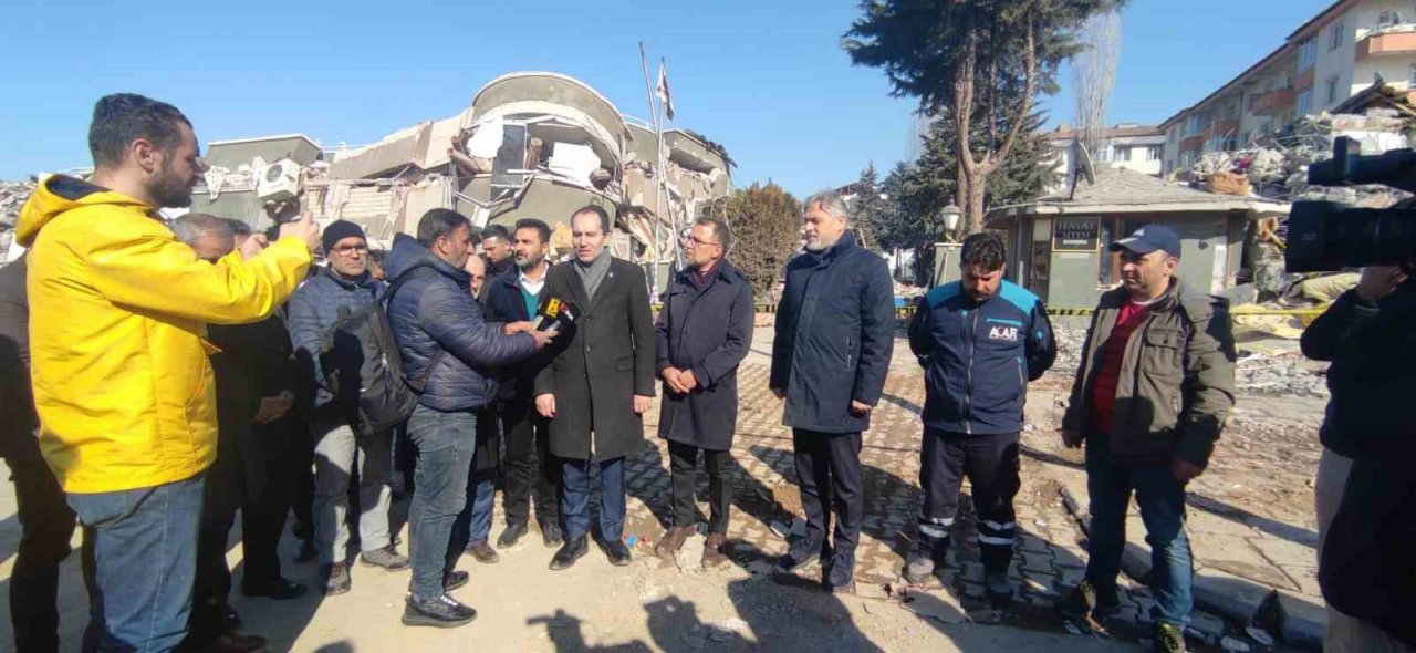 Erbakan: "Deprem anından itibaren tüm teşkilatlarımız seferber oldular"