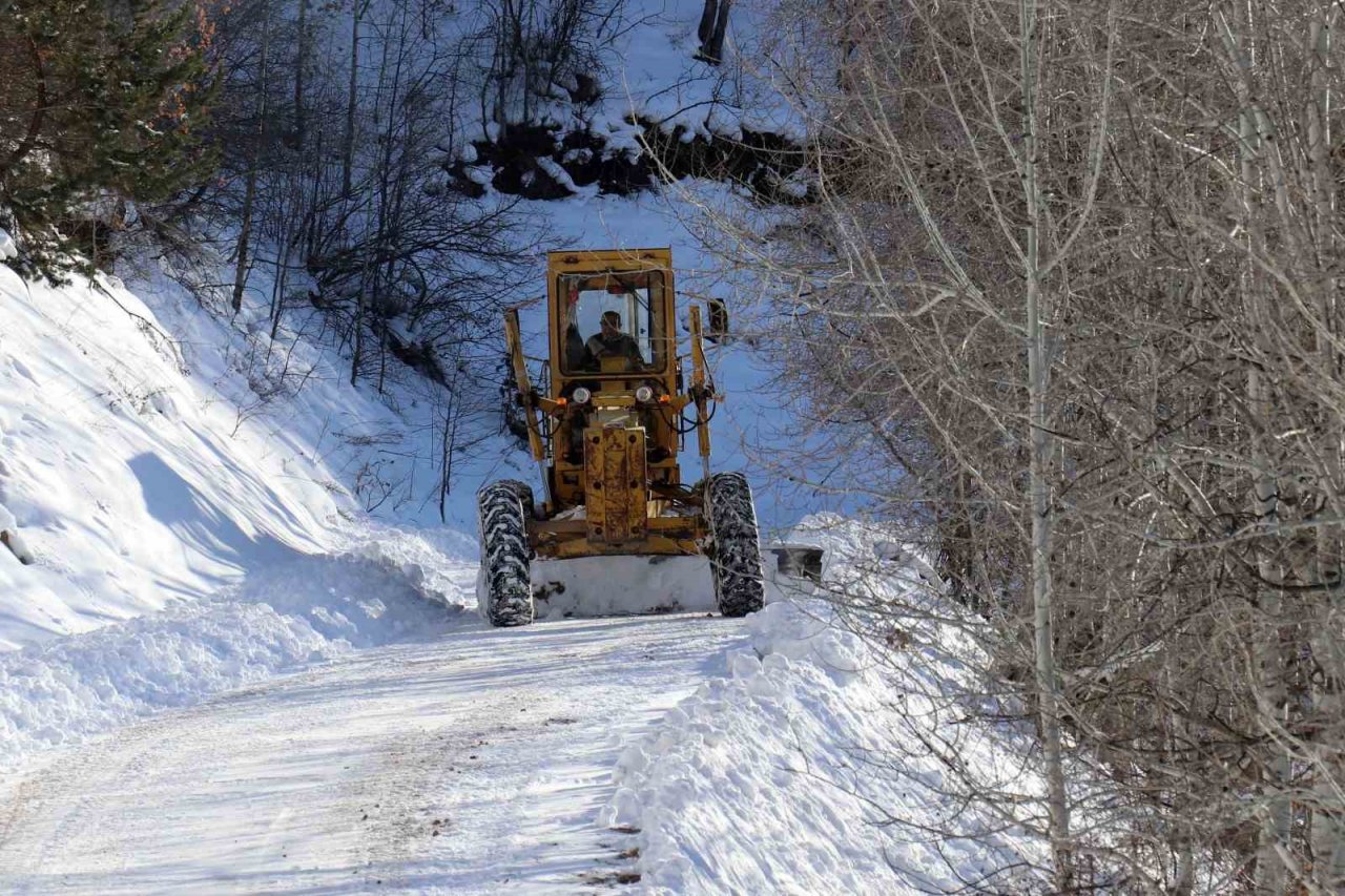 Gümüşhane’de kapalı köy yolları açıldı
