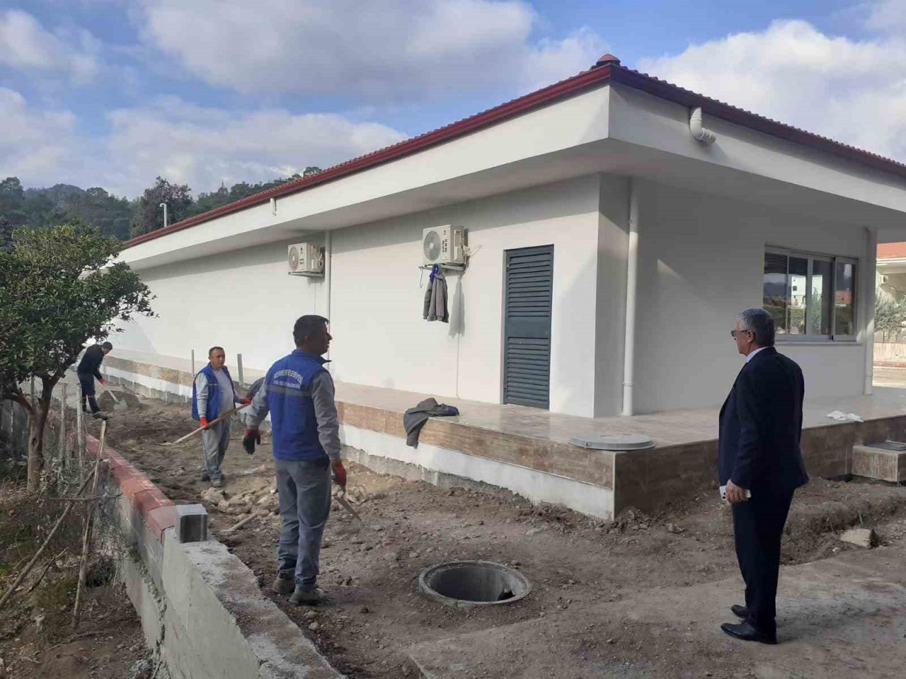 Çamyuva kapalı pazar yerinde sona doğru