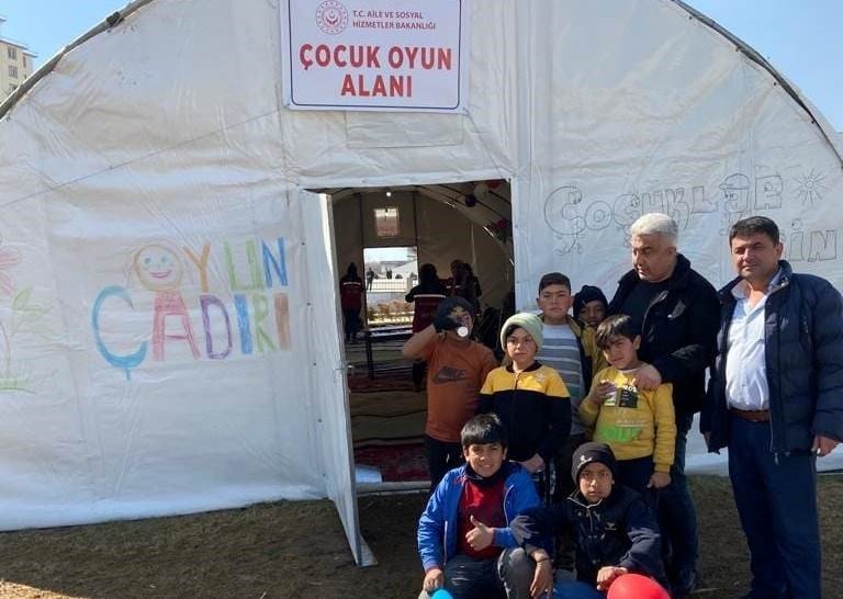 Başkan Çalışkan, deprem bölgesinde