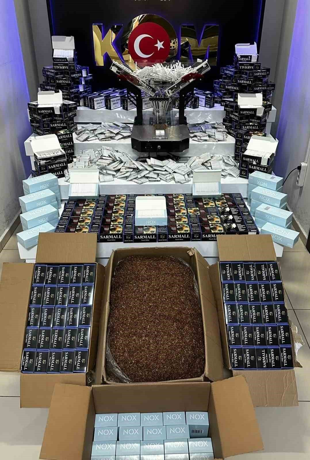 Kaçak tütün operasyonunda 7 kişi yakalandı