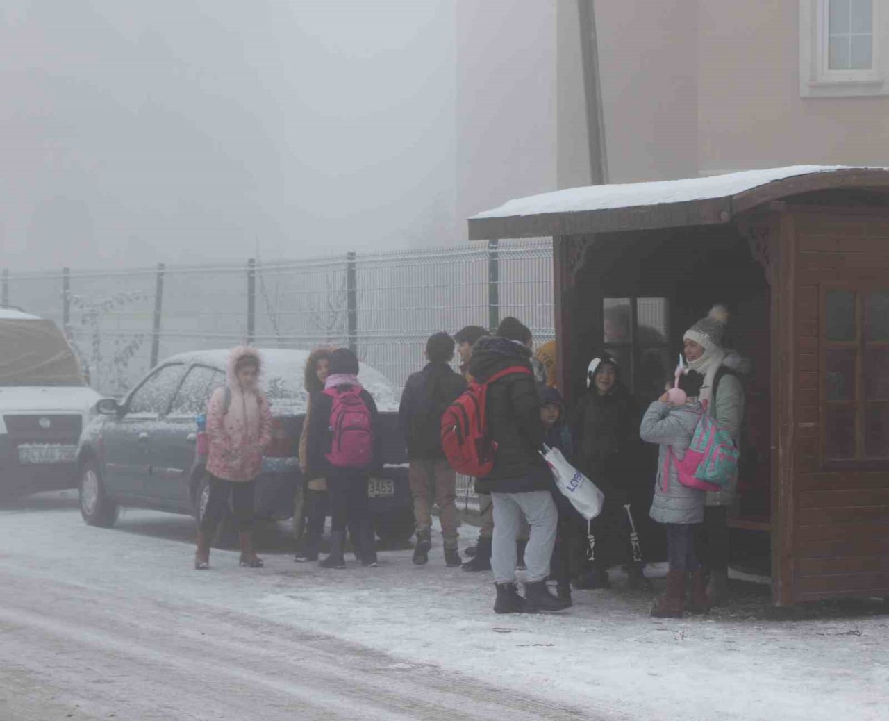 Erzincan’da sis, kar ve soğuk hava etkili oldu