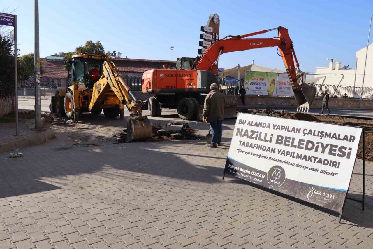 Başkan Özcan Ziya Gökalp Caddesi’nde incelemelerde bulundu