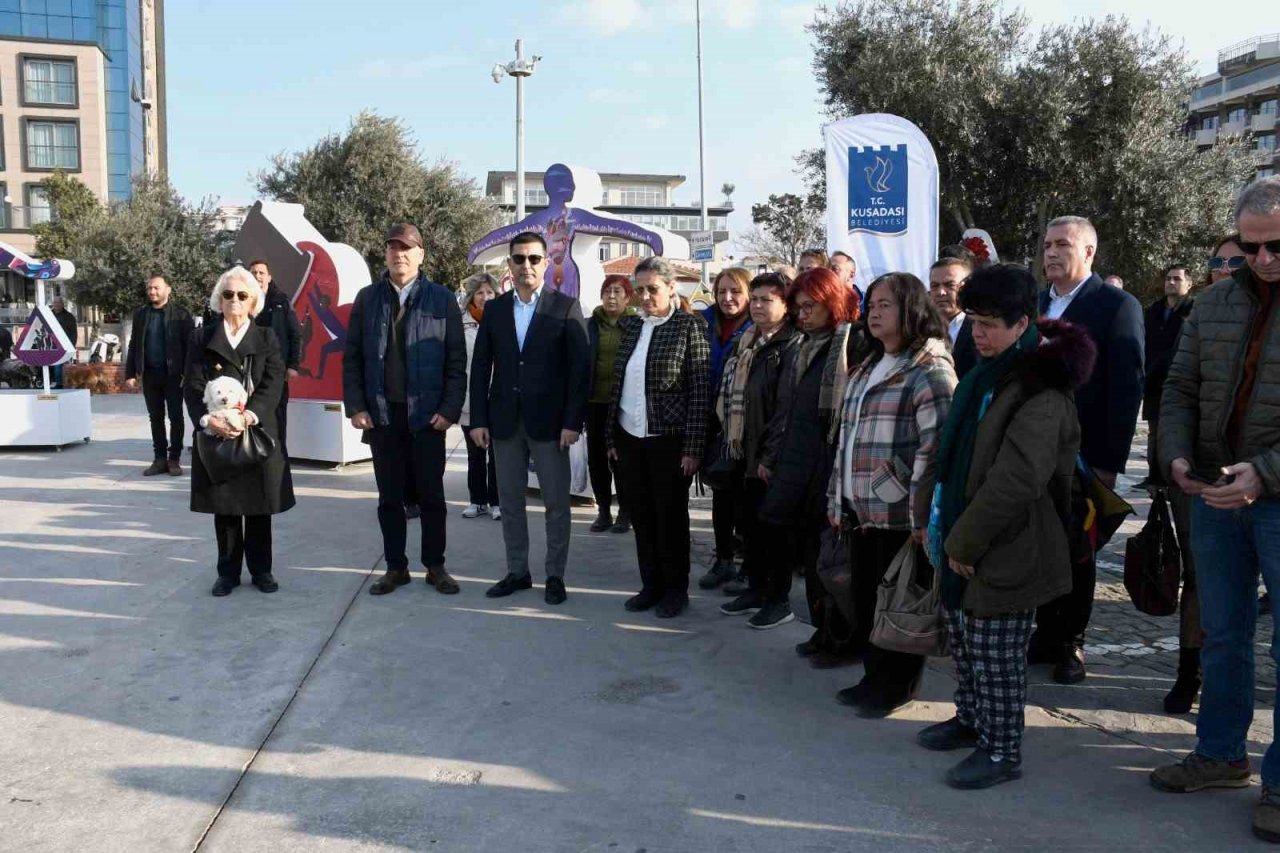 Adaletin sesi Kuşadası’nda sanatla birleşti