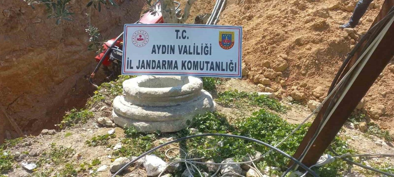 Didim’de kaçak kazı operasyonu: 5 gözaltı