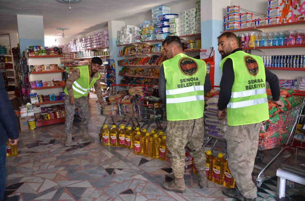 Şenoba Belde Belediyesi depremzedelere kucak açtı