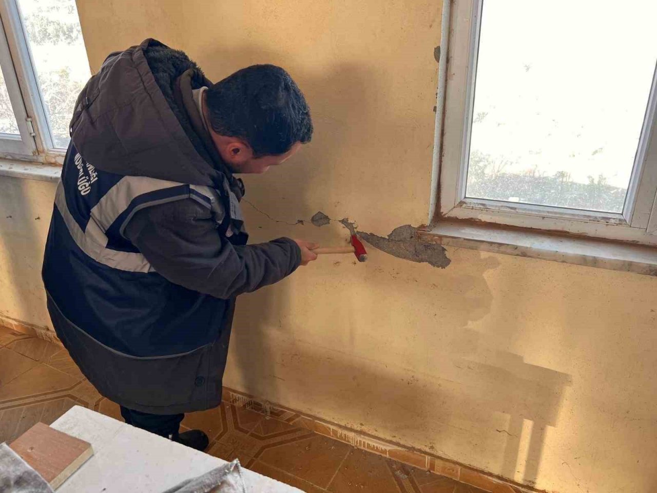 Marmaris teknik ekibi deprem bölgesinde