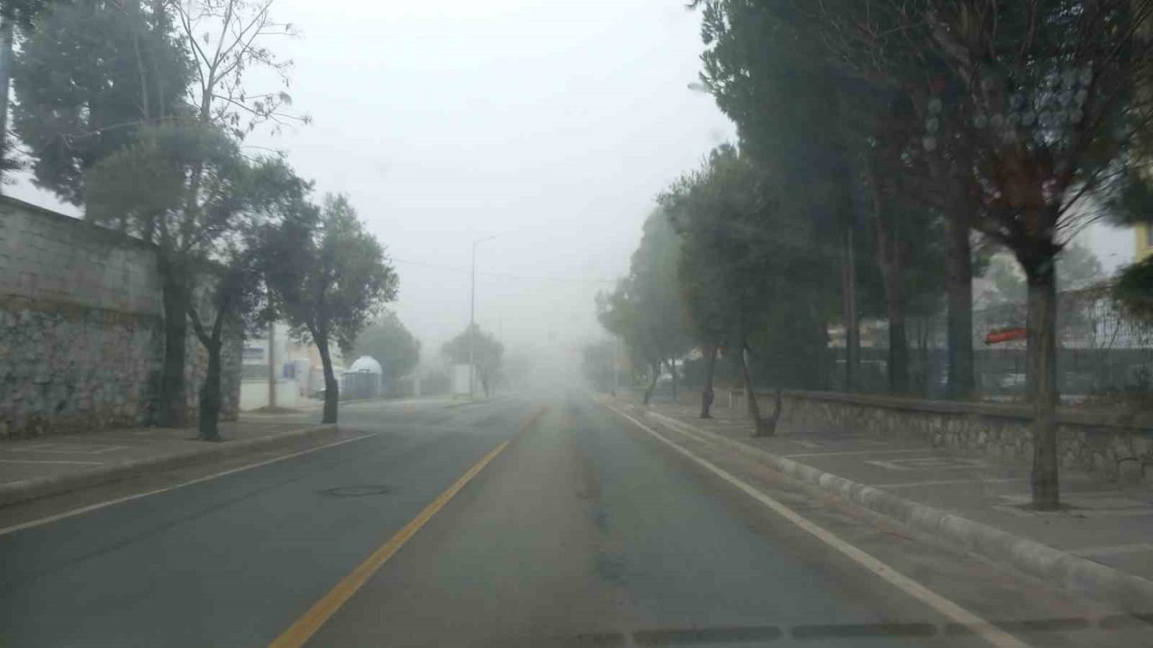 Muğla’da sis nedeniyle görüş mesafesi 5 metreye düştü