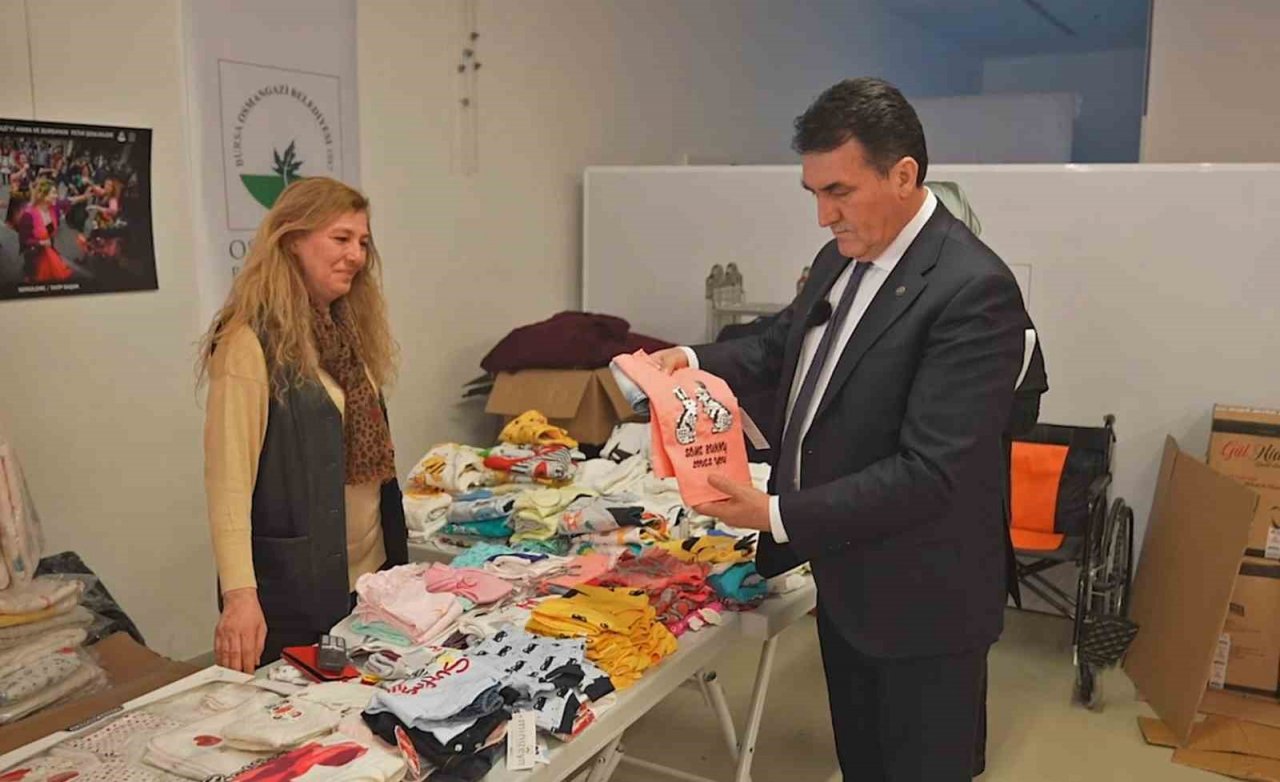 Osmangazi Sevgi Mağazası’nın kapıları depremzedelere açıldı