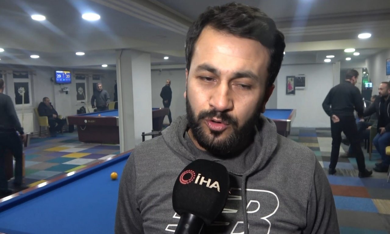 Muş’ta depremzedeler yararına bilardo turnuvası düzenlendi