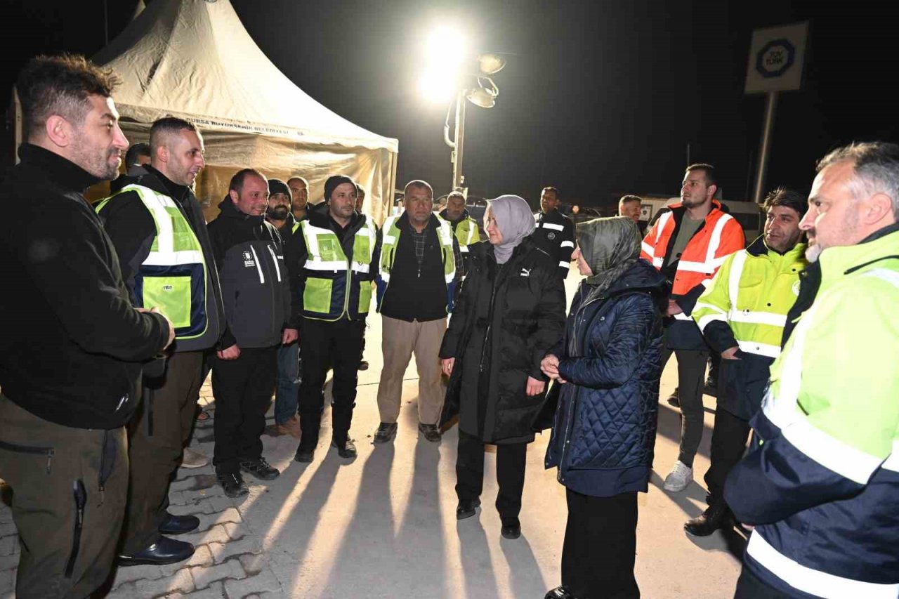 Bursa’nın Hatay’a destekleri büyük