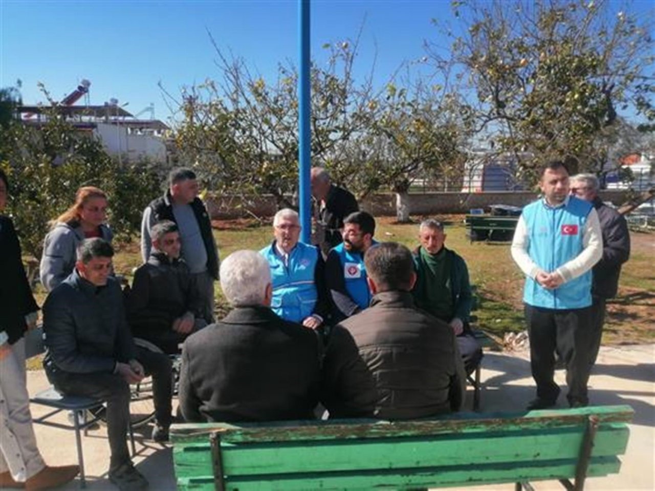 Didim’e gelen depremzedelere manevi destek