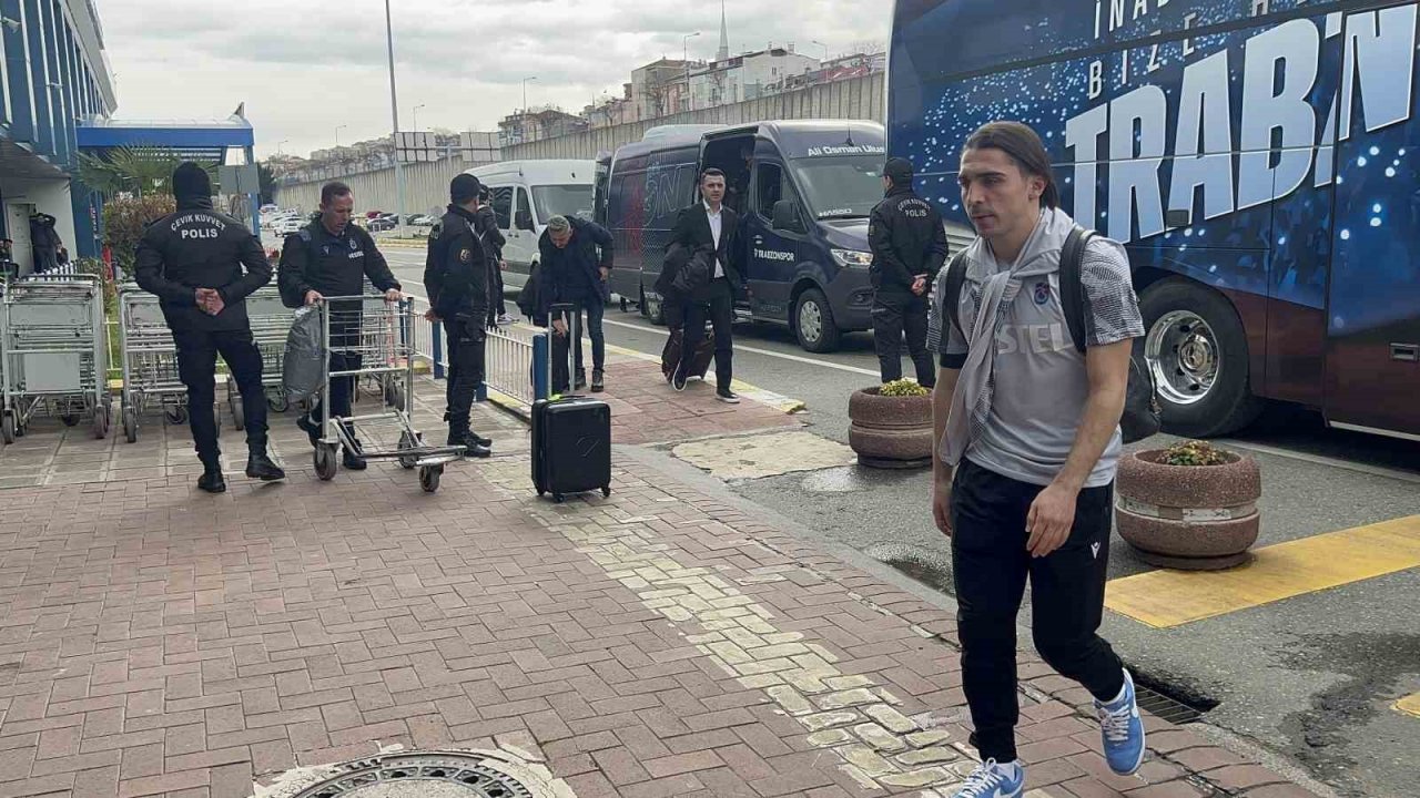 Trabzonspor, tur için İsviçre’ye uçtu