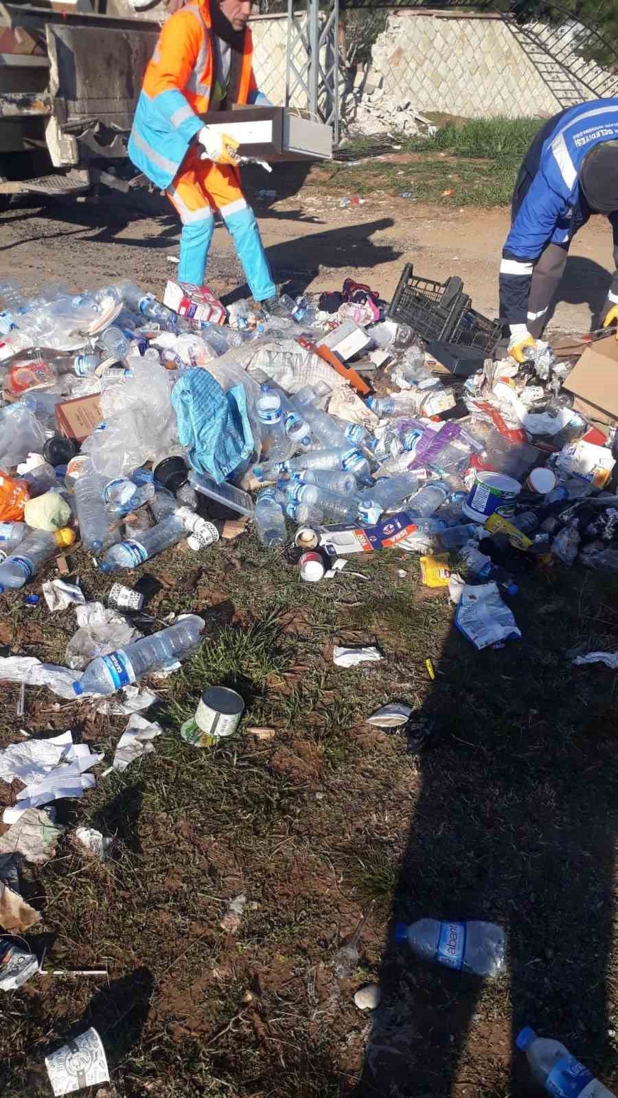 Serdivan Belediyesi temizlik işleri deprem bölgesinde